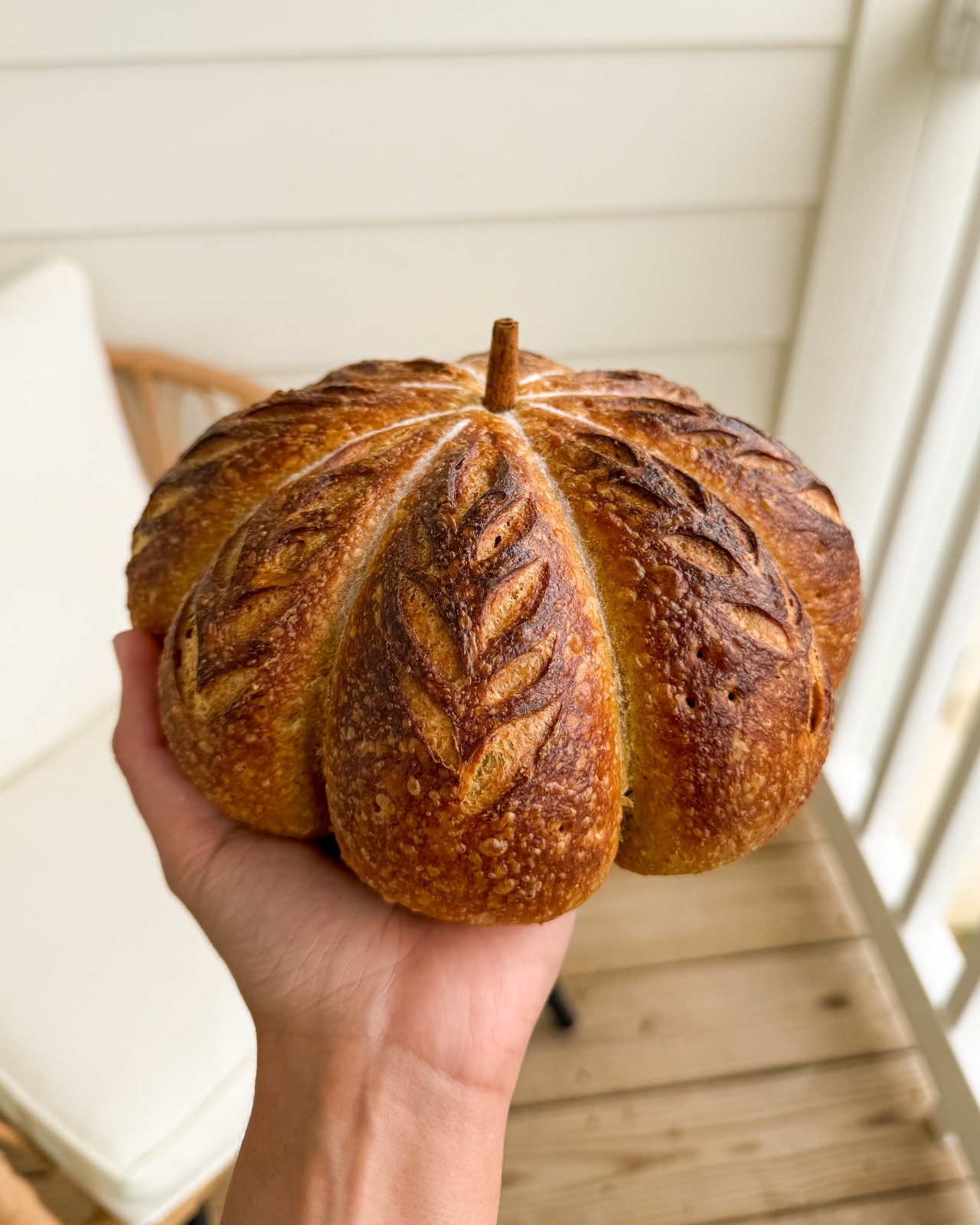 Pumpkin Sourdough Shaped Bread — Fall Favorites, The Harvest, Canton GA